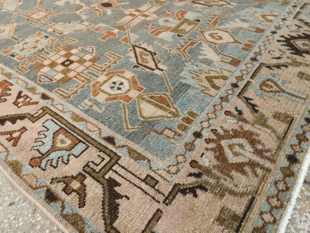 Vintage Persian Malayer Accent Rug, No.29964 - Staging