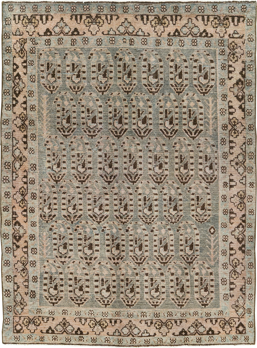Vintage Persian Malayer Rug, No.29965 - Staging