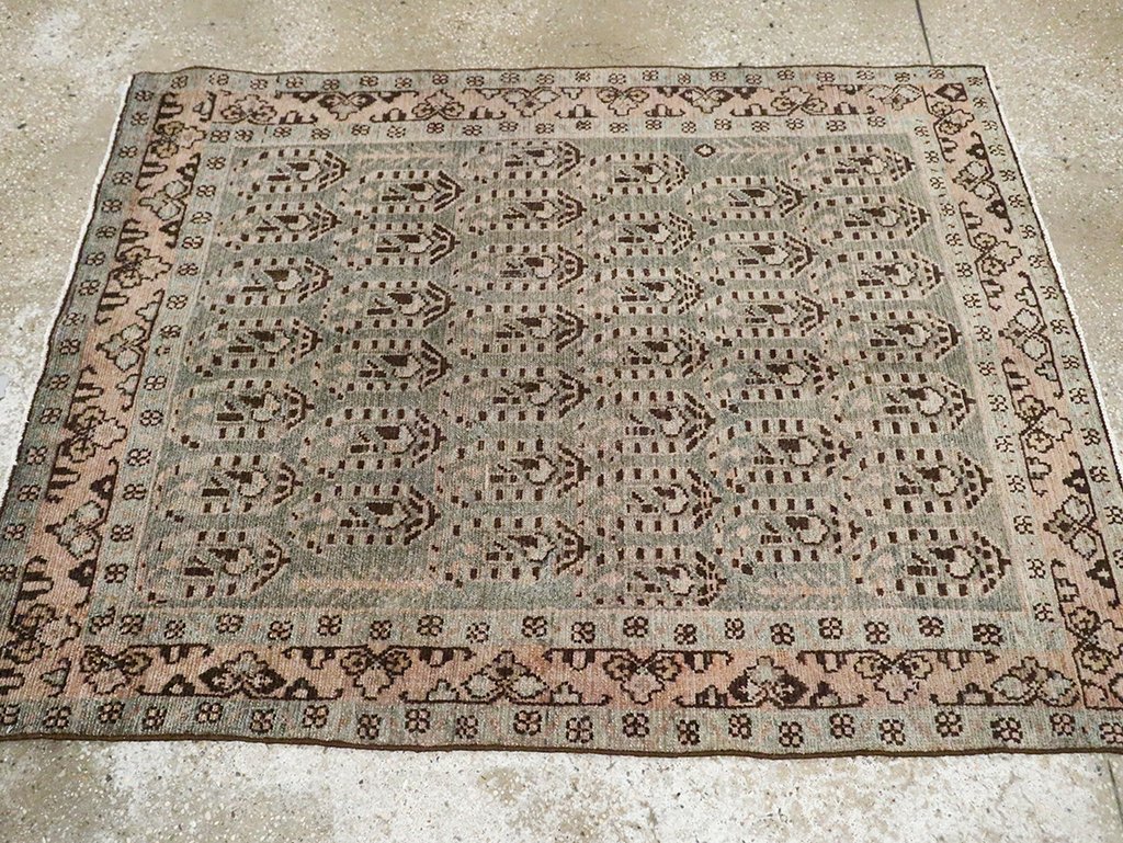 Vintage Persian Malayer Rug, No.29965 - Staging