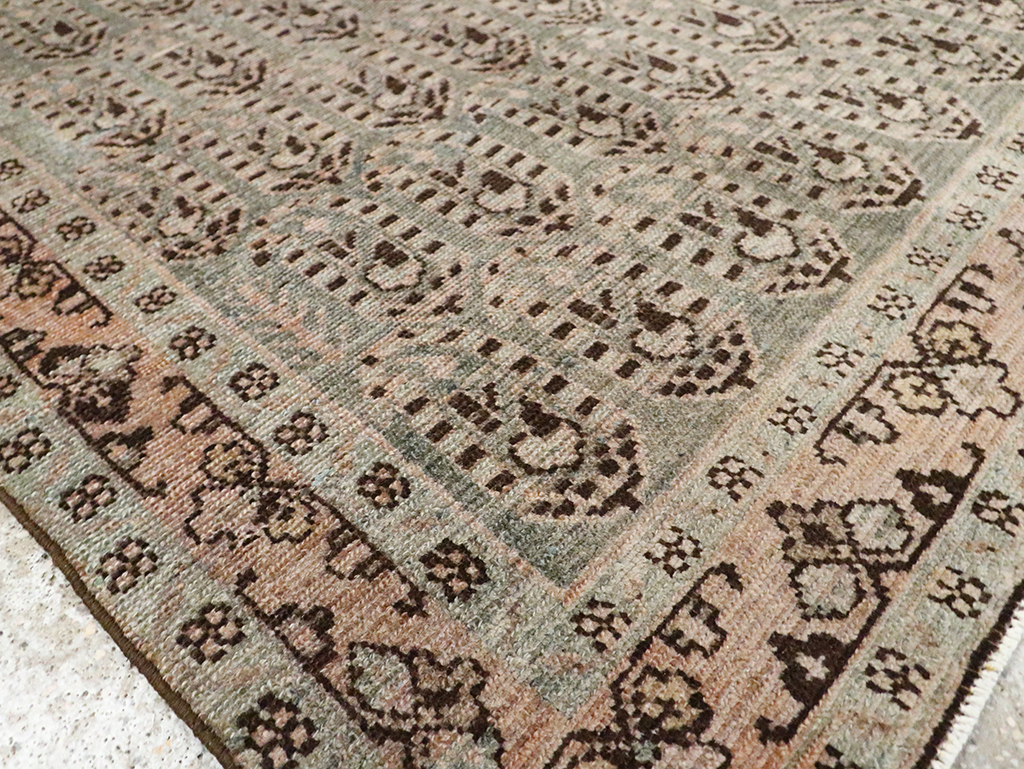 Vintage Persian Malayer Rug, No.29965 - Staging