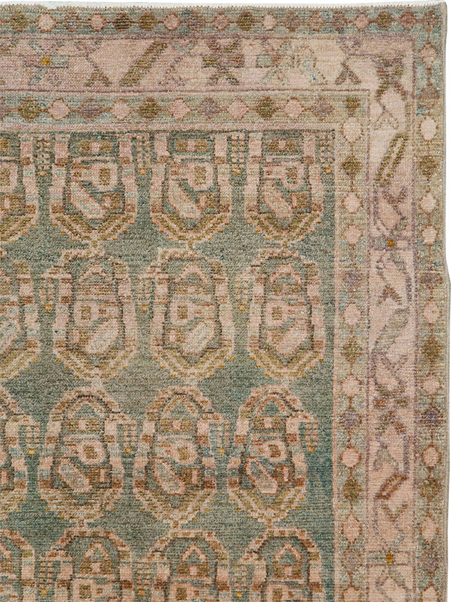 Vintage Persian Malayer Rug, No.29966 - Staging