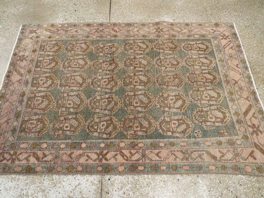 Vintage Persian Malayer Rug, No.29966 - Staging