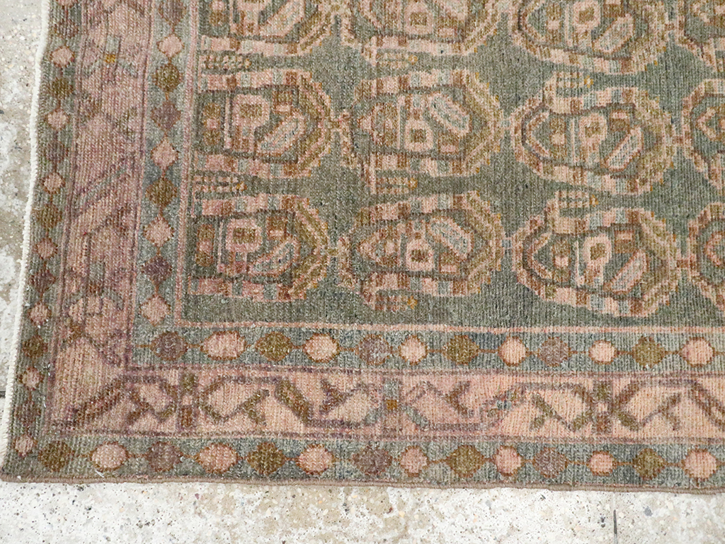 Vintage Persian Malayer Rug, No.29966 - Staging