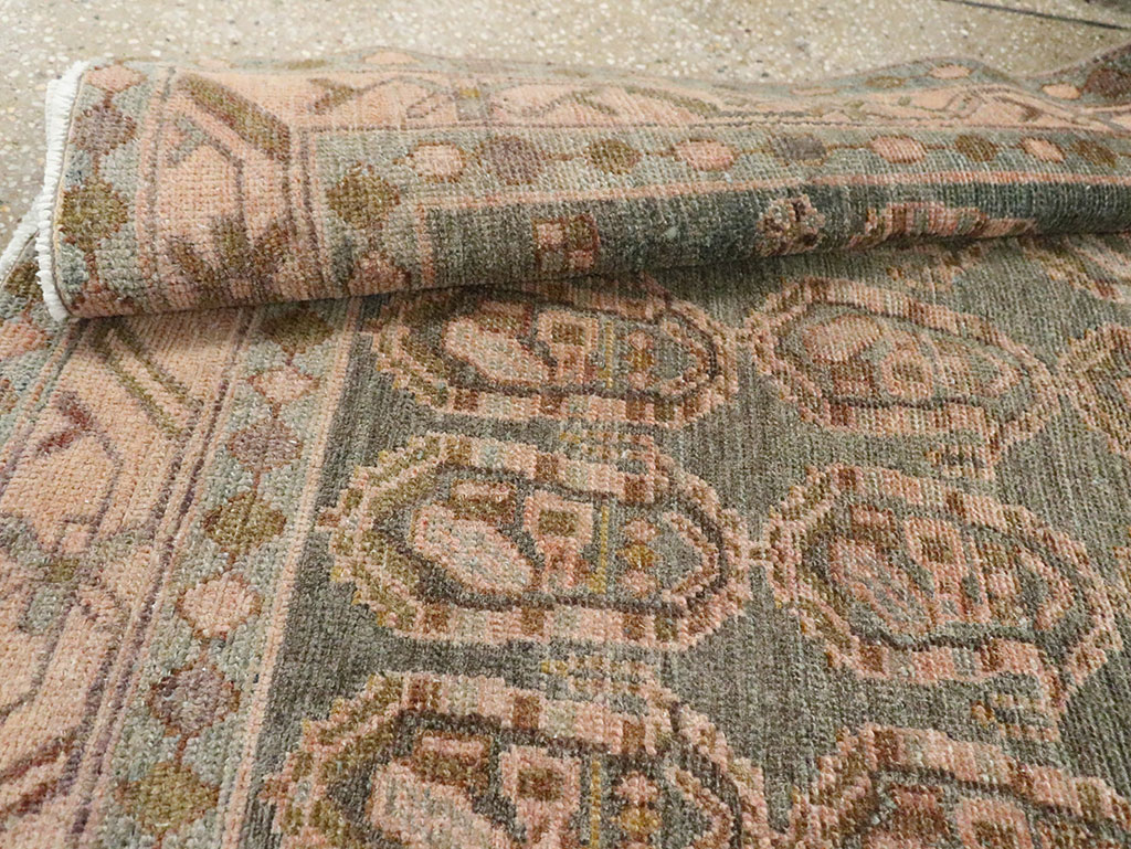 Vintage Persian Malayer Rug, No.29966 - Staging