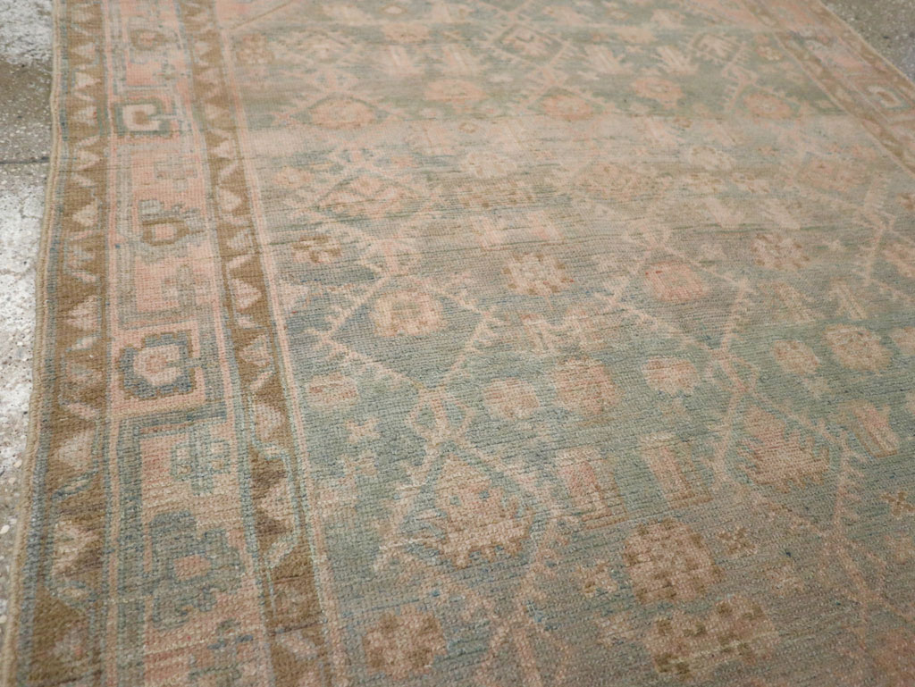 Vintage Persian Malayer Accent Rug, No.29968 - Staging