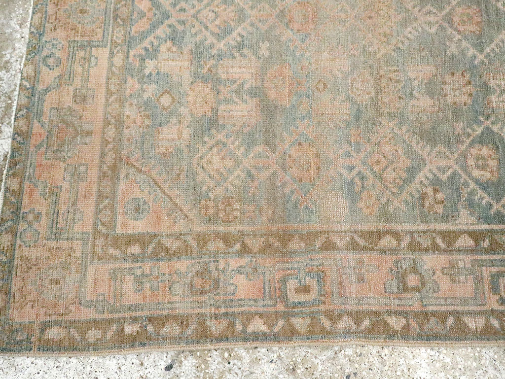 Vintage Persian Malayer Accent Rug, No.29968 - Staging