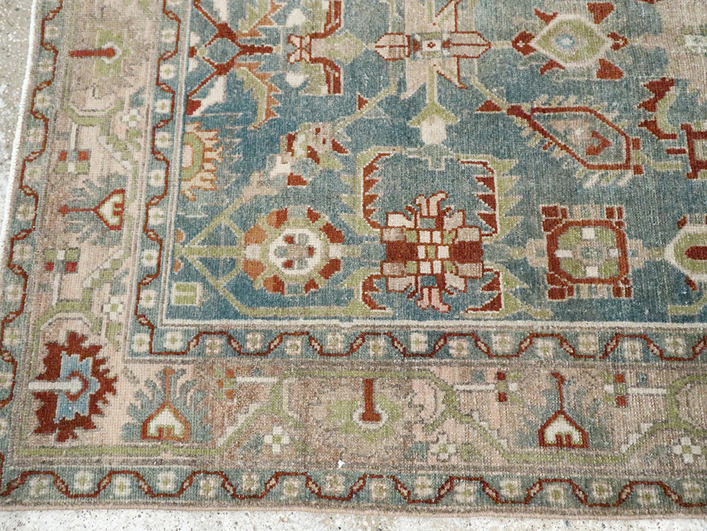 Vintage Persian Malayer Accent Rug, No.29970 - Staging