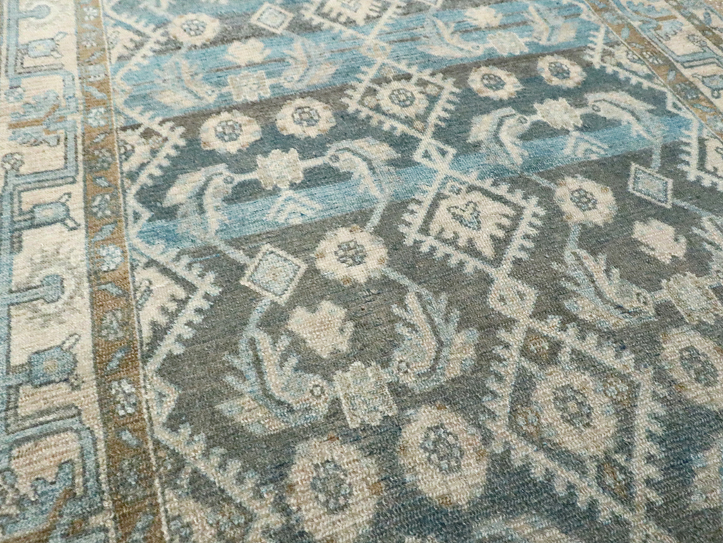 Vintage Persian Malayer Wide Gallery Runner, No.29972 - Staging