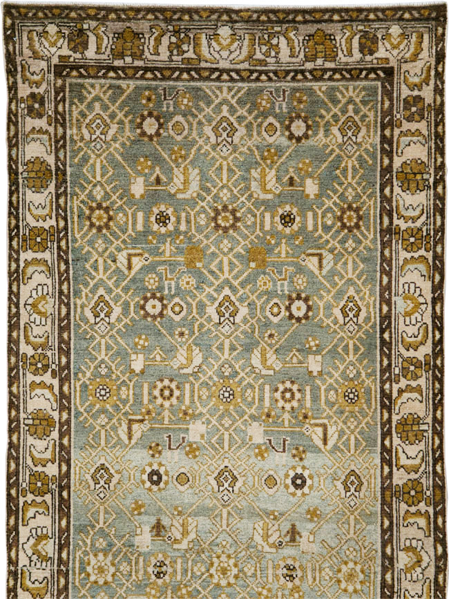 Vintage Persian Malayer Runner, No.29974 - Staging