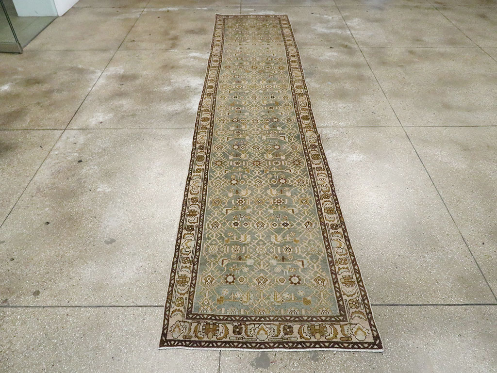 Vintage Persian Malayer Runner, No.29974 - Staging
