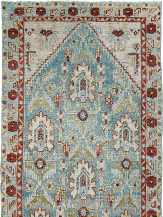Vintage Persian Malayer Long Runner (Pair: 2 of 2), No.29975 - Staging