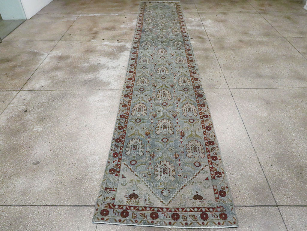 Vintage Persian Malayer Long Runner (Pair: 2 of 2), No.29975 - Staging