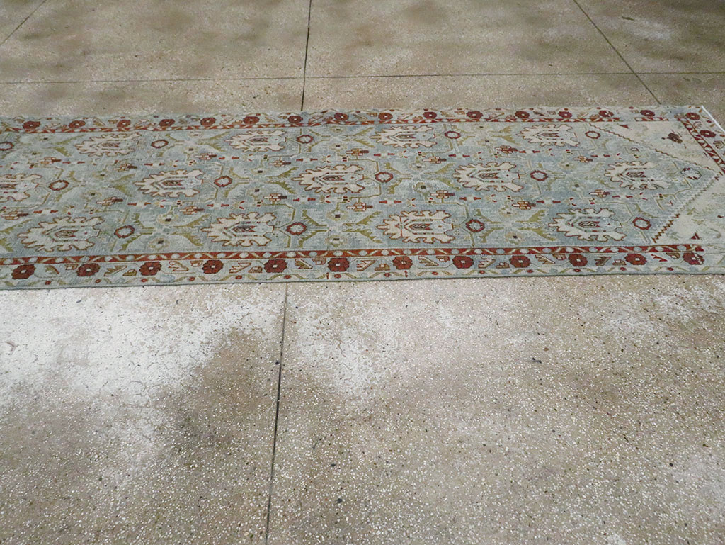 Vintage Persian Malayer Long Runner (Pair: 2 of 2), No.29975 - Staging