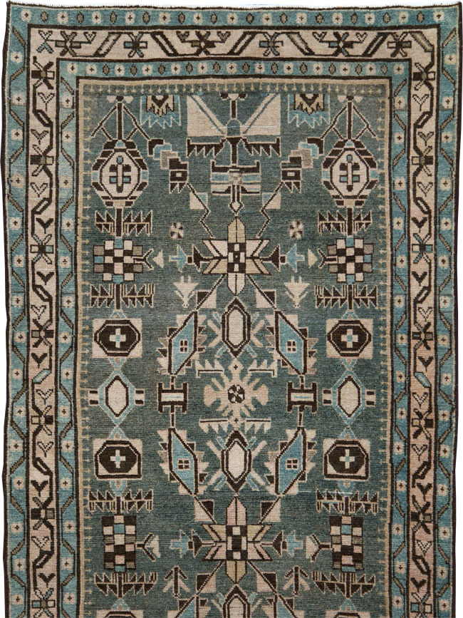 Vintage Persian Malayer Runner, No.29977 - Staging