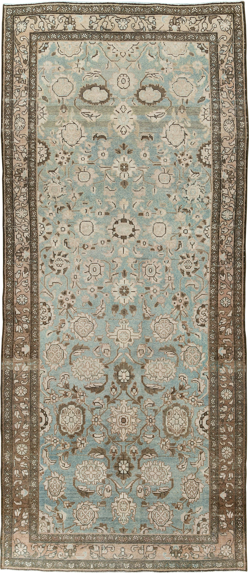Vintage Persian Malayer Gallery Carpet, No.29981 - Staging