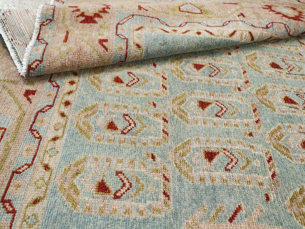 Vintage Persian Malayer Accent Rug, No.29983 - Staging