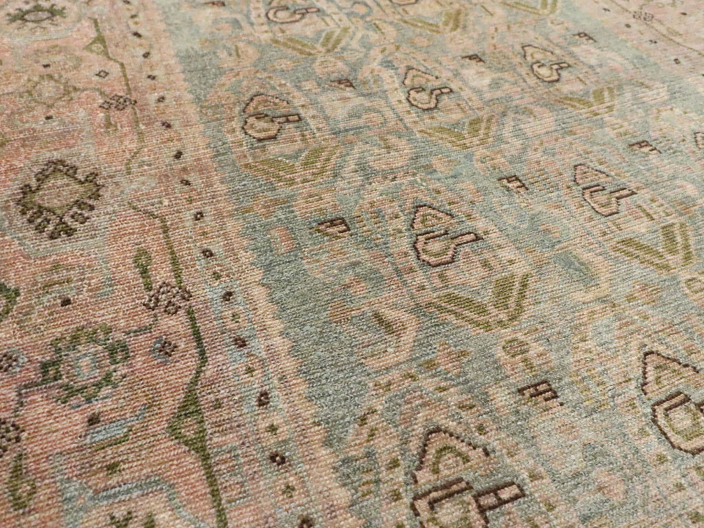 Vintage Persian Malayer Accent Rug, No.29990 - Staging