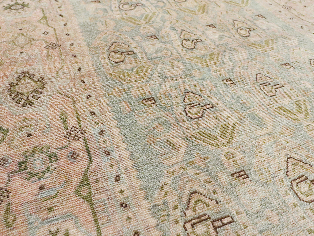 Vintage Persian Malayer Accent Rug, No.29990 - Staging