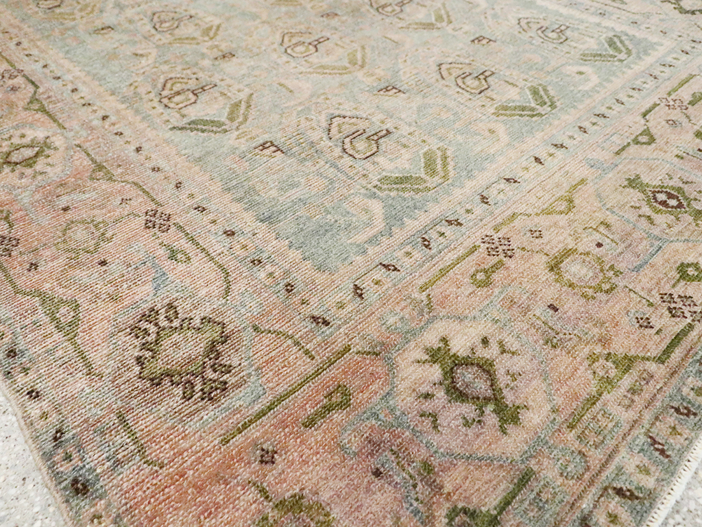 Vintage Persian Malayer Accent Rug, No.29990 - Staging