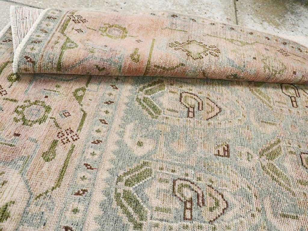 Vintage Persian Malayer Accent Rug, No.29990 - Staging