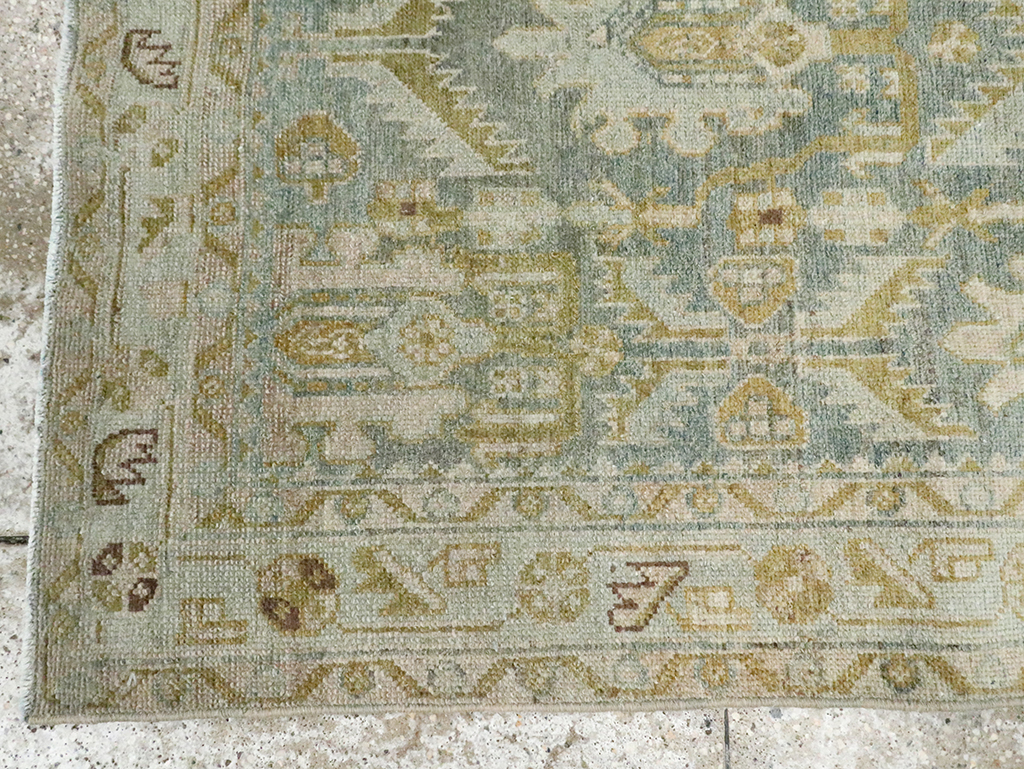 Vintage Persian Malayer Throw Rug, No.29993 - Staging