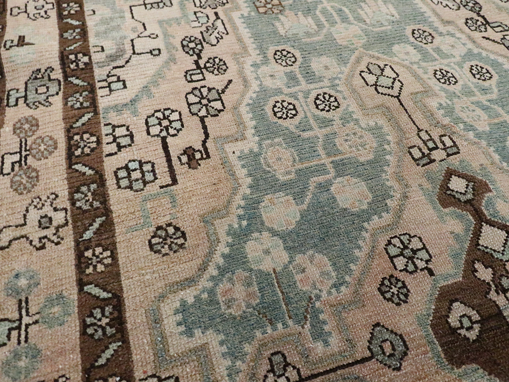 Vintage Persian Malayer Accent Rug, No.29994 - Staging
