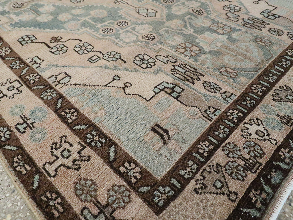 Vintage Persian Malayer Accent Rug, No.29994 - Staging