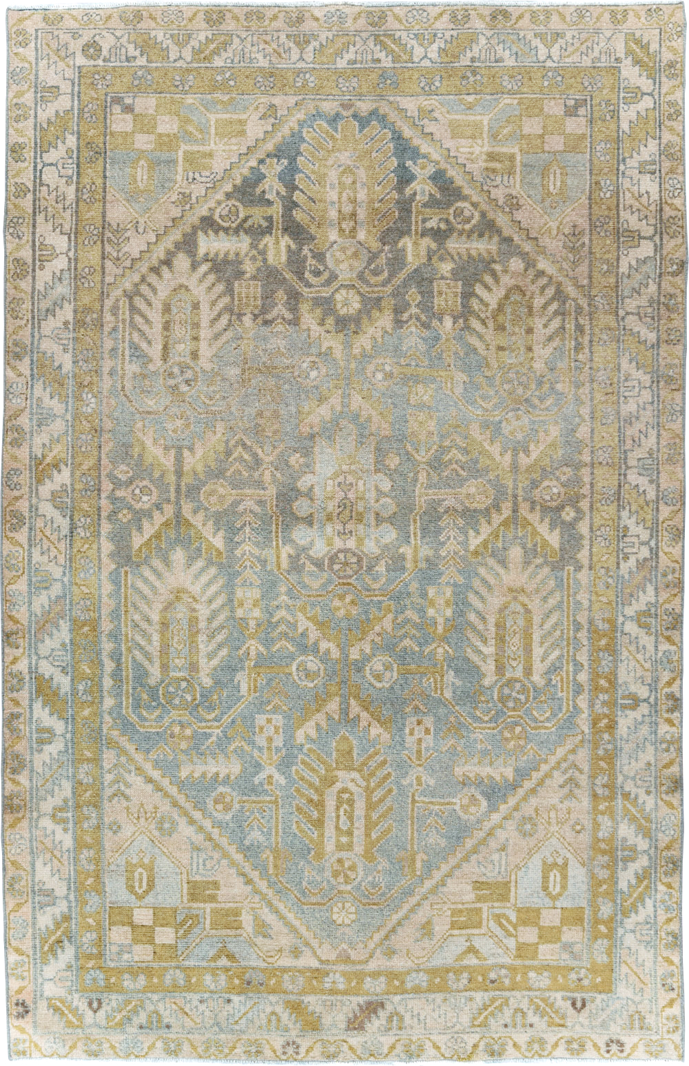Vintage Persian Malayer Rug, No.29995 - Staging