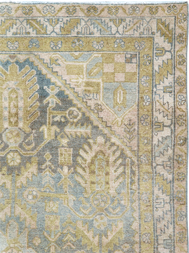 Vintage Persian Malayer Rug, No.29995 - Staging