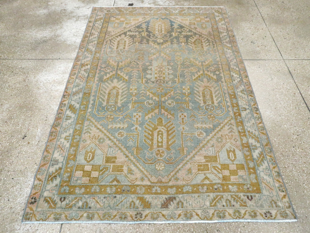 Vintage Persian Malayer Rug, No.29995 - Staging