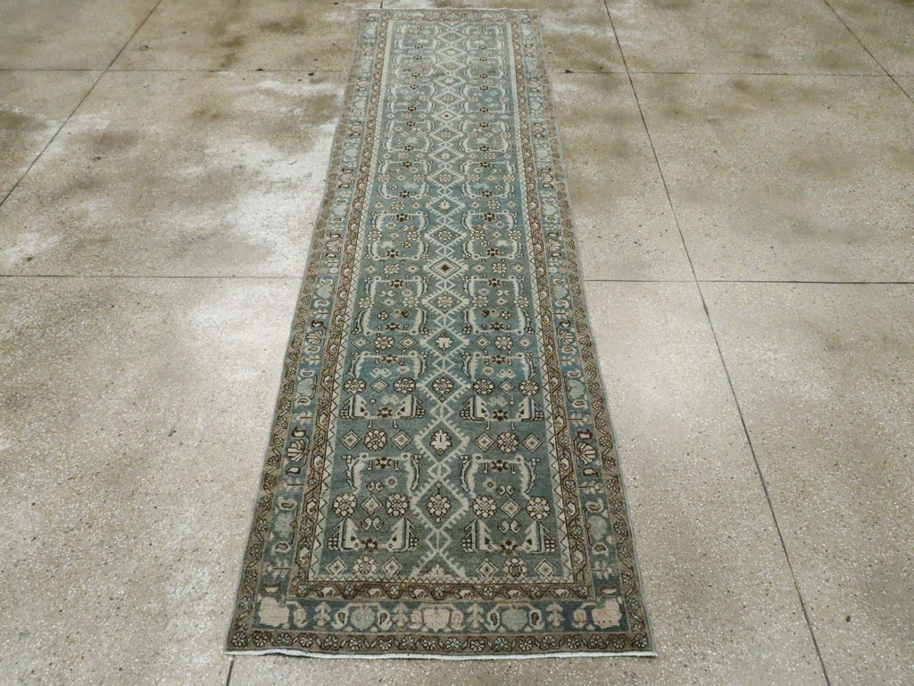 Vintage Persian Malayer Runner, No.29997 - Staging