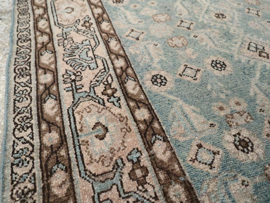 Vintage Persian Malayer Throw Rug, No.29998 - Staging