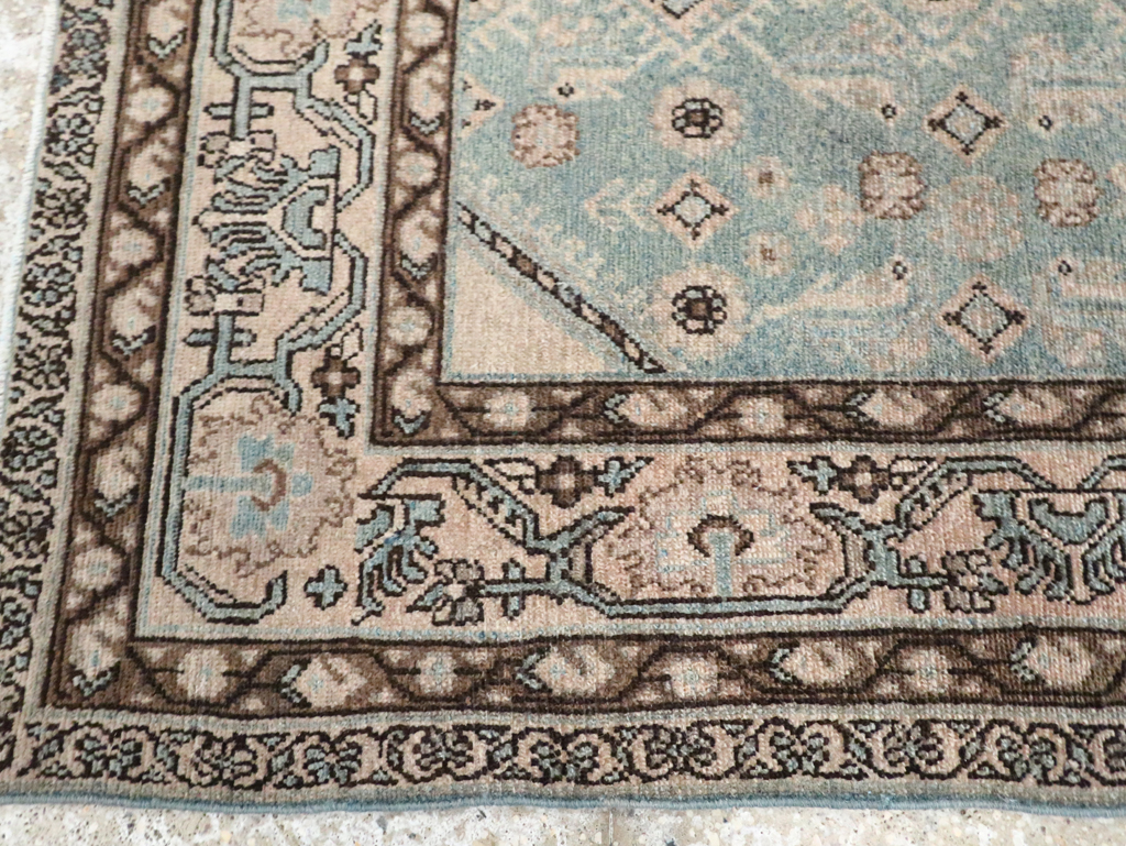 Vintage Persian Malayer Throw Rug, No.29998 - Staging