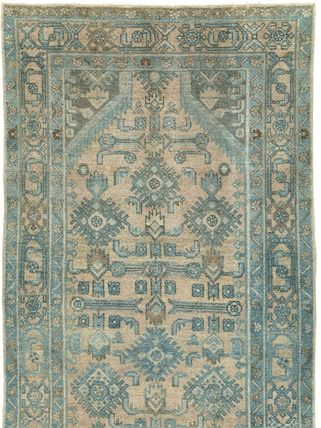 Antique Persian Malayer Runner, No.30003 - Staging