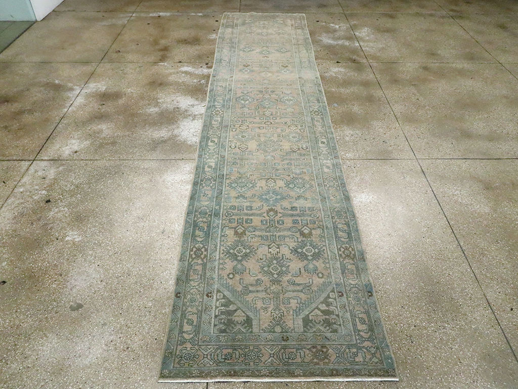 Antique Persian Malayer Runner, No.30003 - Staging