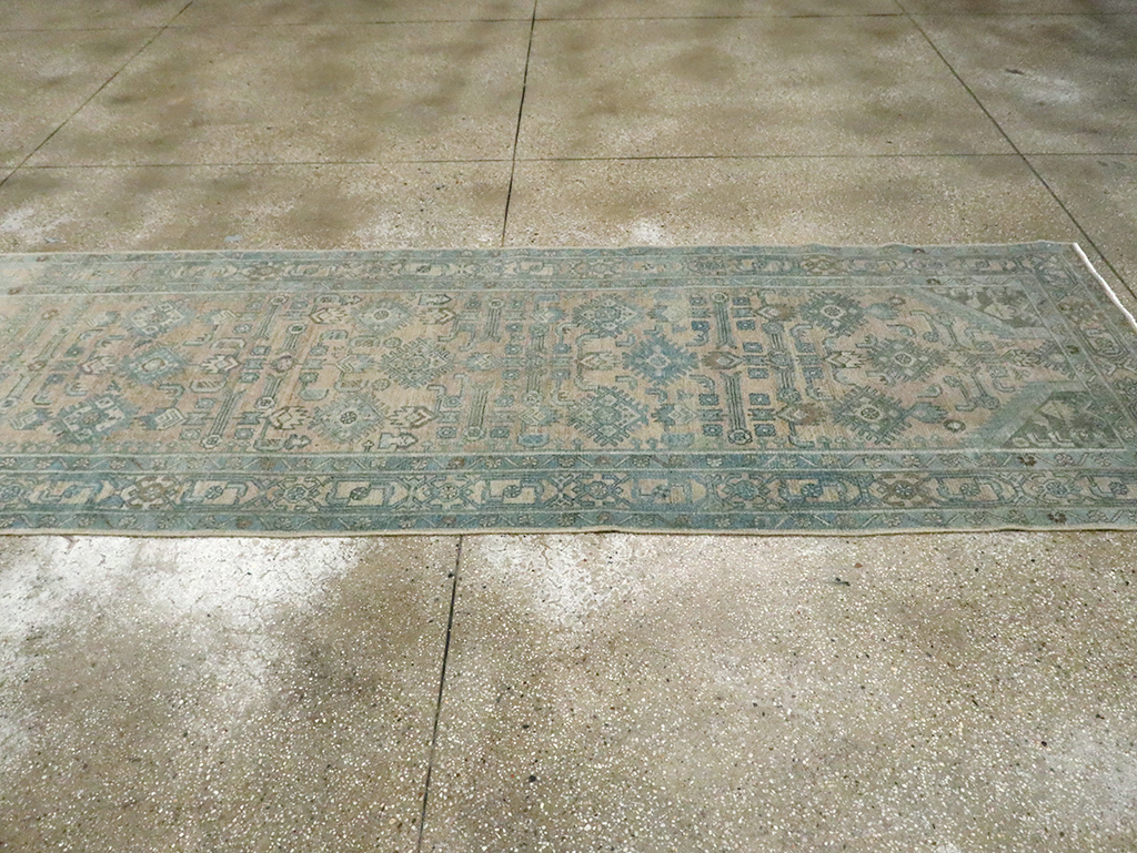 Antique Persian Malayer Runner, No.30003 - Staging