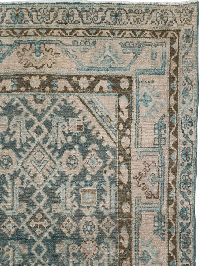 Vintage Persian Malayer Rug, No.30008 - Staging