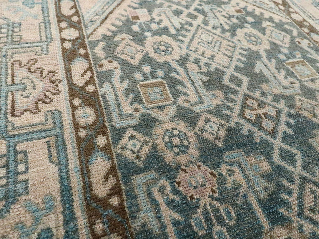 Vintage Persian Malayer Rug, No.30008 - Staging