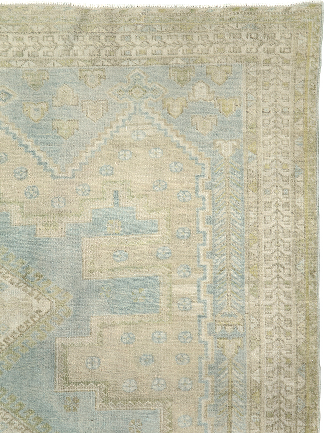 Vintage Persian Afshar Tribal Accent Rug, No.30009 - Staging