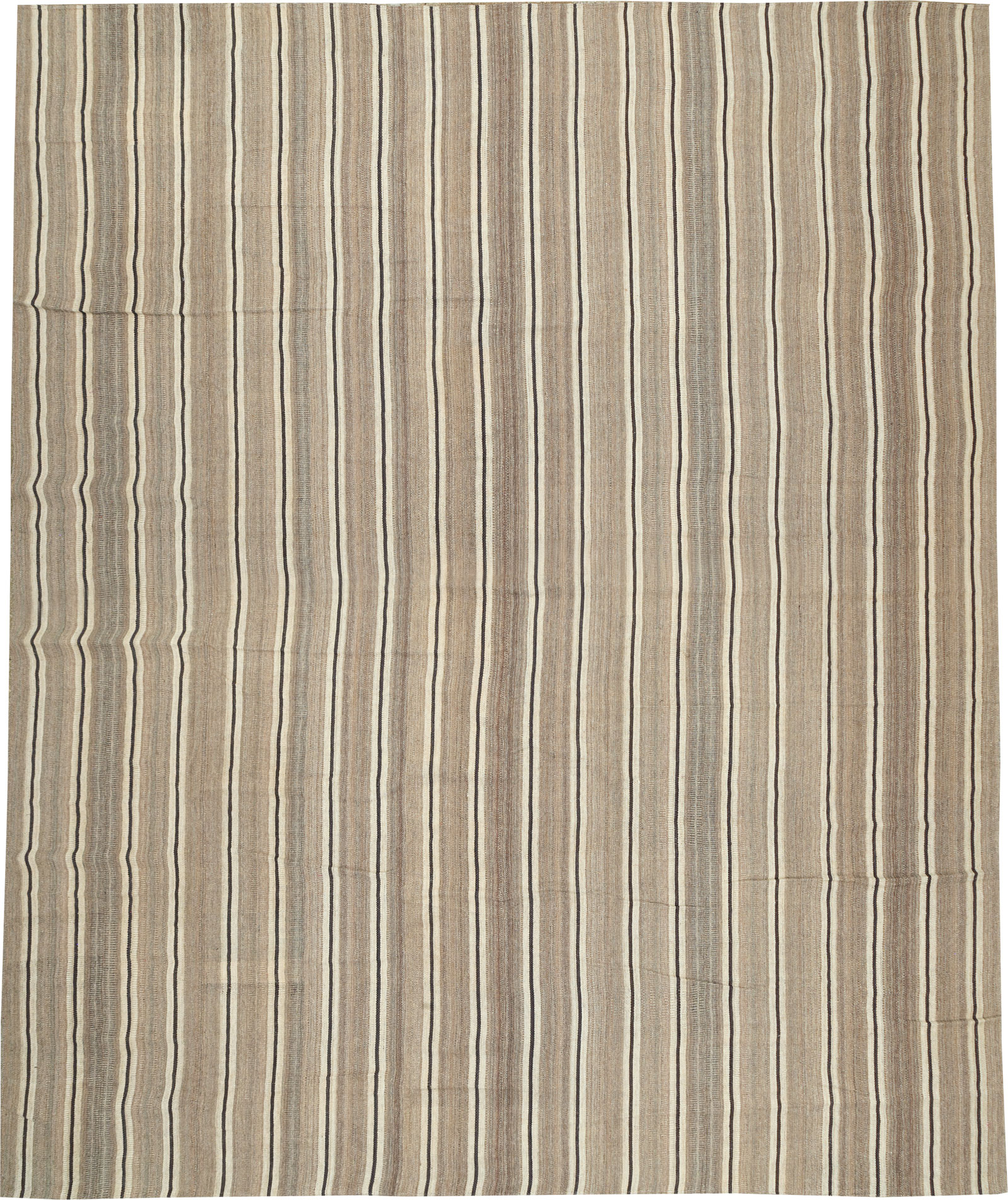 Contemporary Turkish Flatweave Kilim Oversize Carpet, No.30018 - Staging