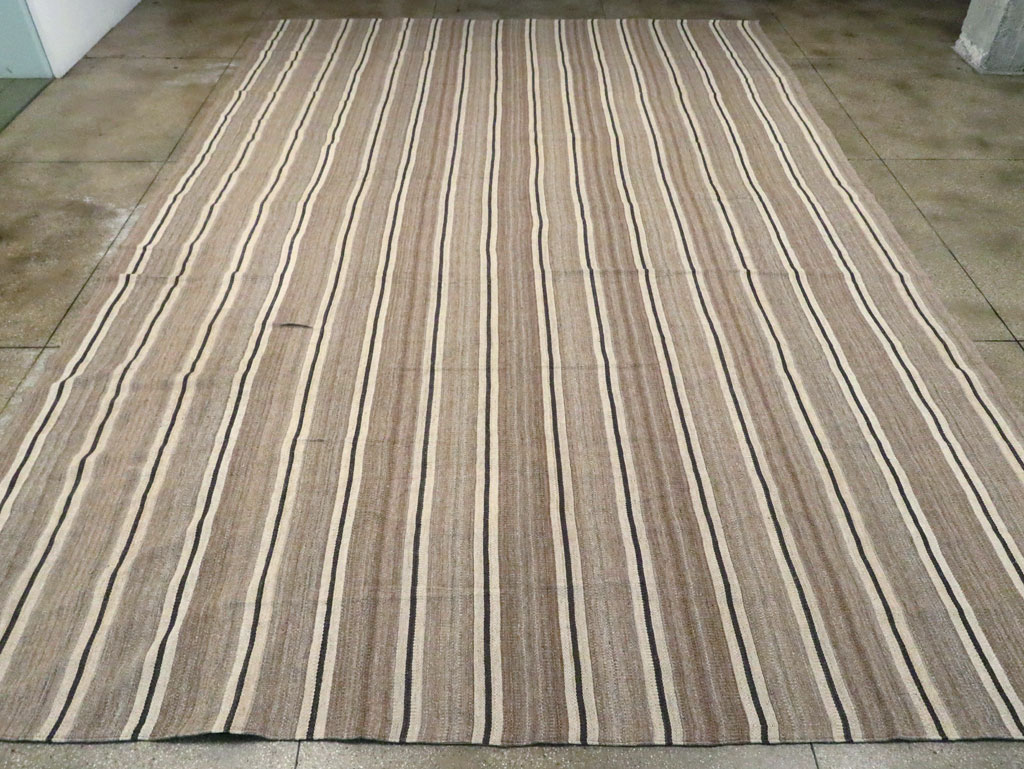 Modern Turkish Oversize Flatweave, No.30019 - Staging