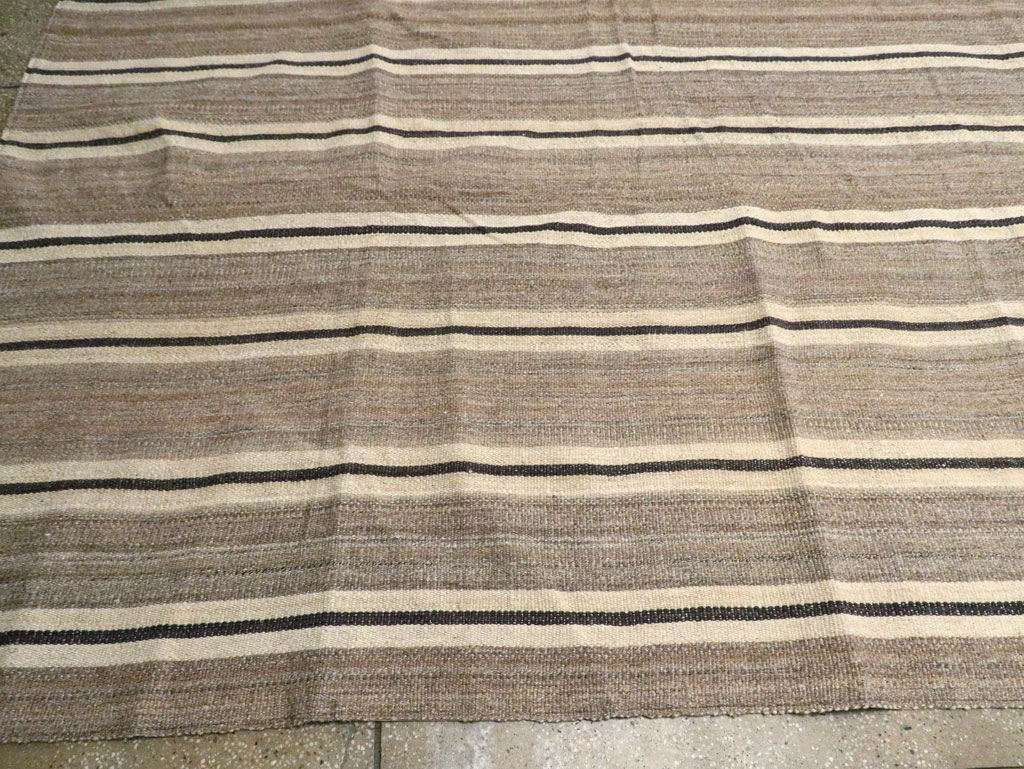 Modern Turkish Oversize Flatweave, No.30019 - Staging