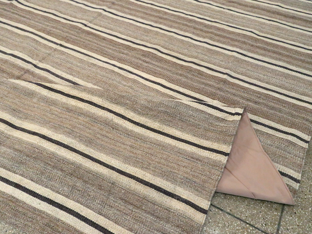 Modern Turkish Oversize Flatweave, No.30019 - Staging