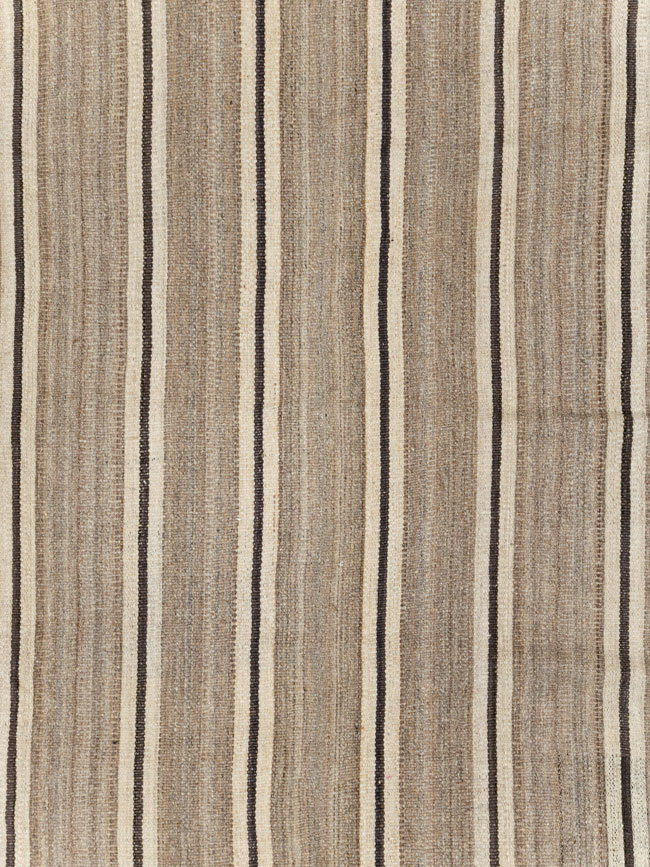 Modern Turkish Flatweave Kilim, No.30023 - Staging
