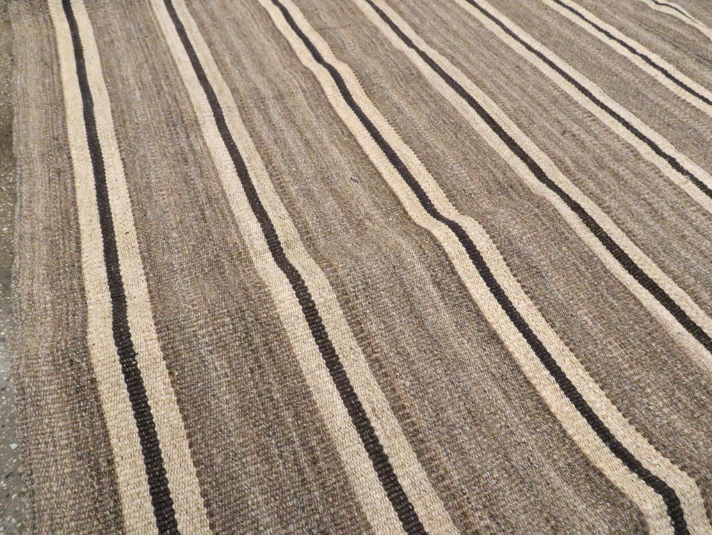 Modern Turkish Flatweave Kilim, No.30023 - Staging