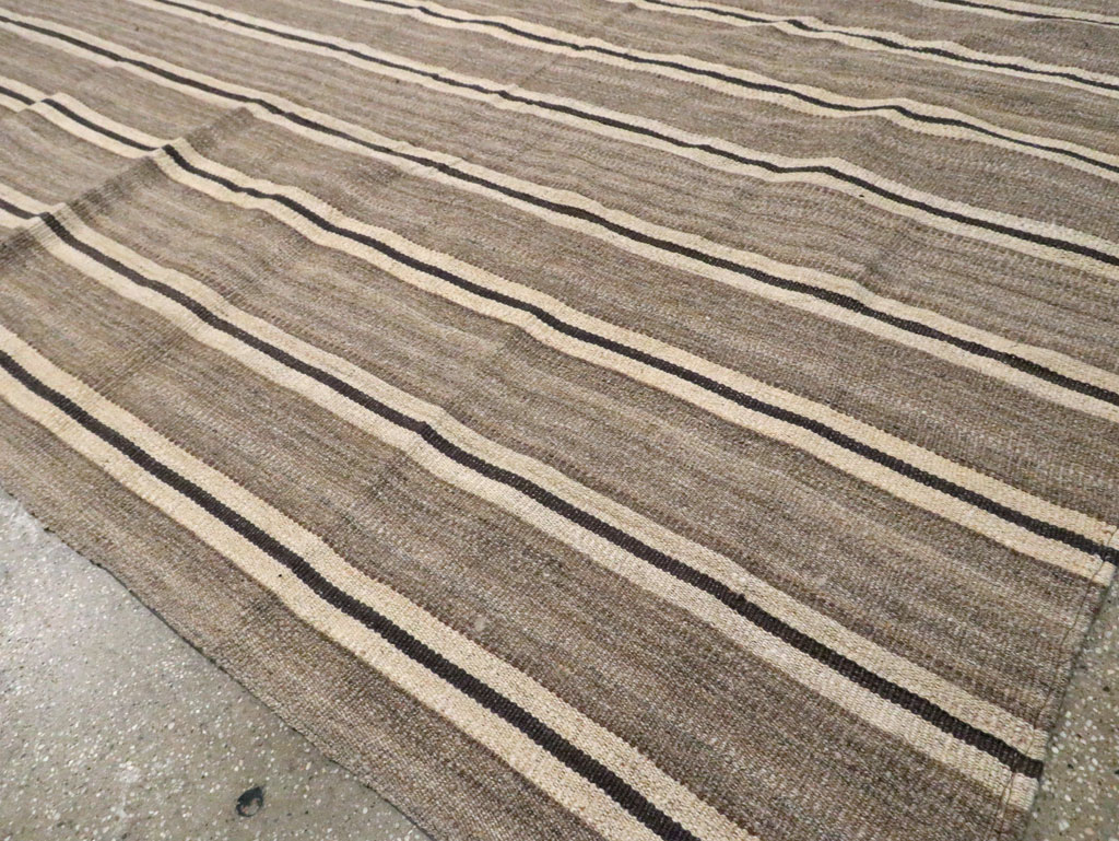 Modern Turkish Flatweave Kilim, No.30023 - Staging