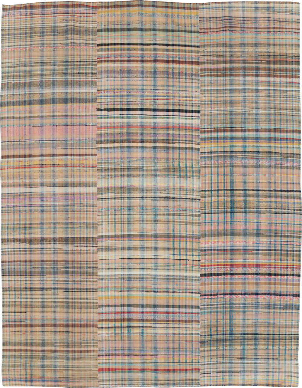 Vintage American Rag Rug, No.30039 - Staging