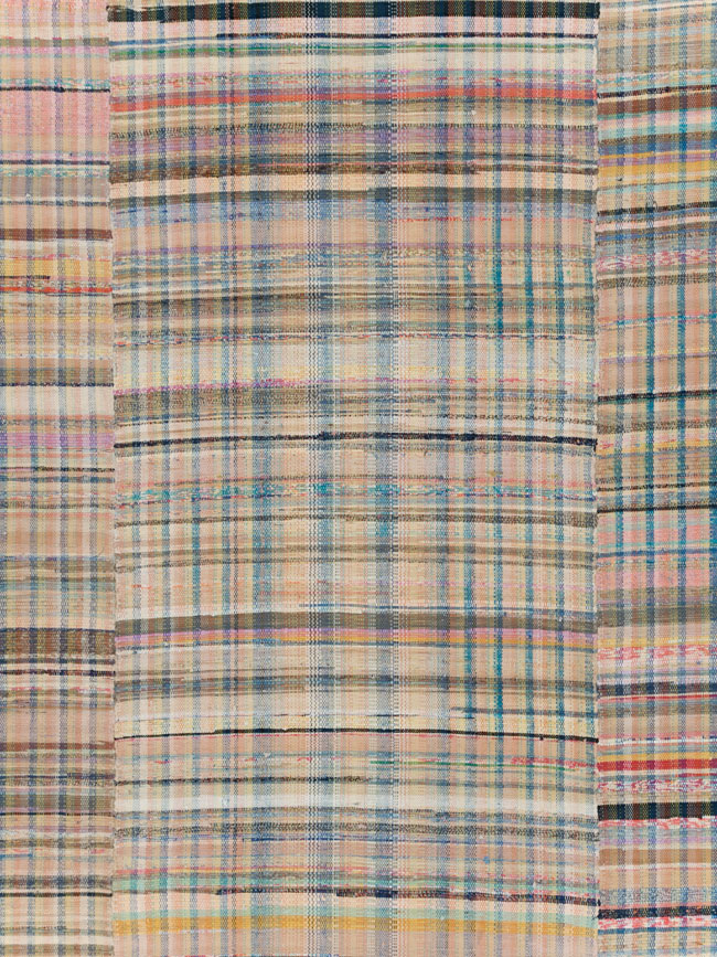 Vintage American Rag Rug, No.30039 - Staging