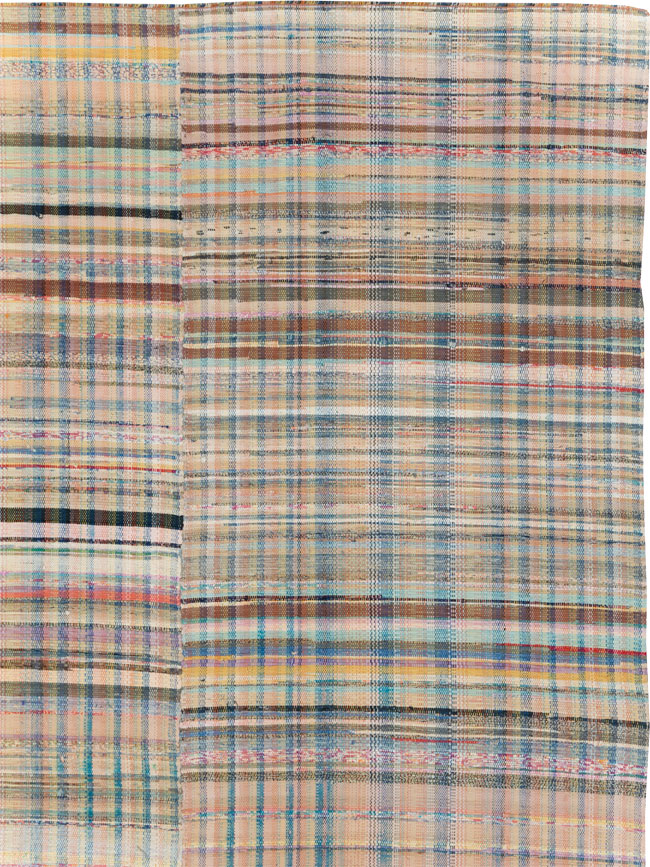 Vintage American Rag Rug, No.30039 - Staging