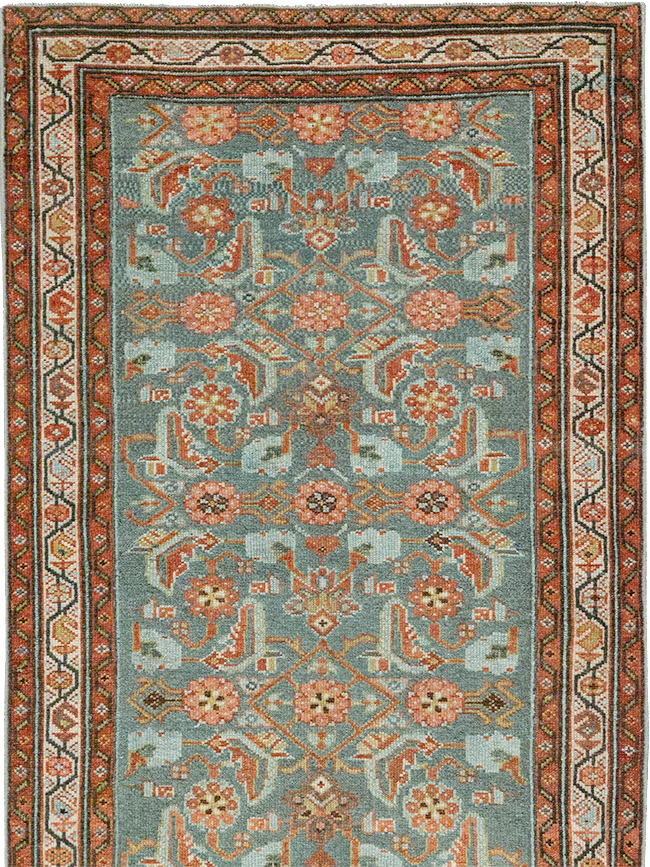 Vintage Persian Malayer Runner, No.30041 - Staging
